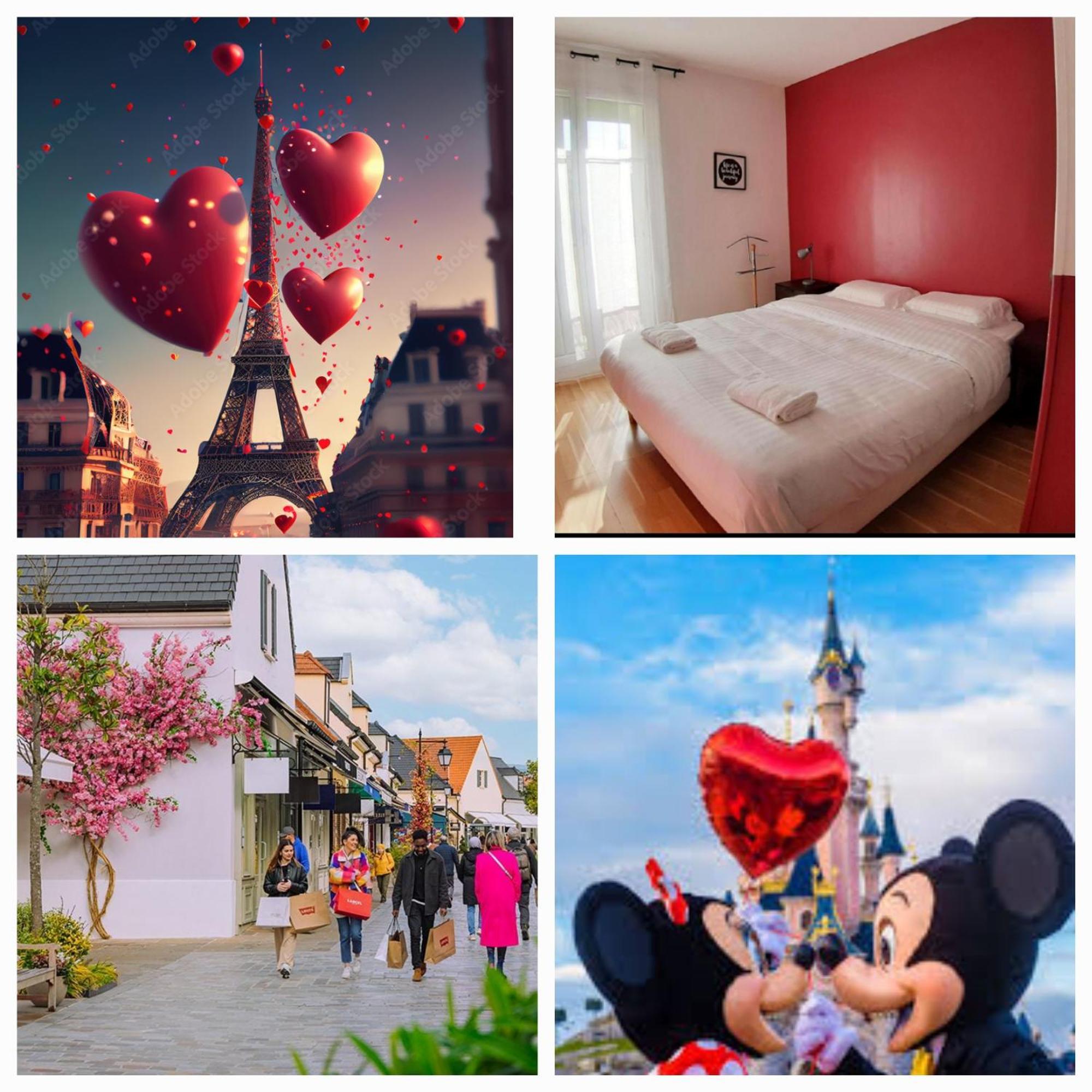 Disney, Very Nice 2 Bedrooms Family Apartment, Wifi, Netflix 8 Pers Chessy  Exteriér fotografie